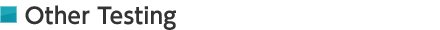 Other Testing